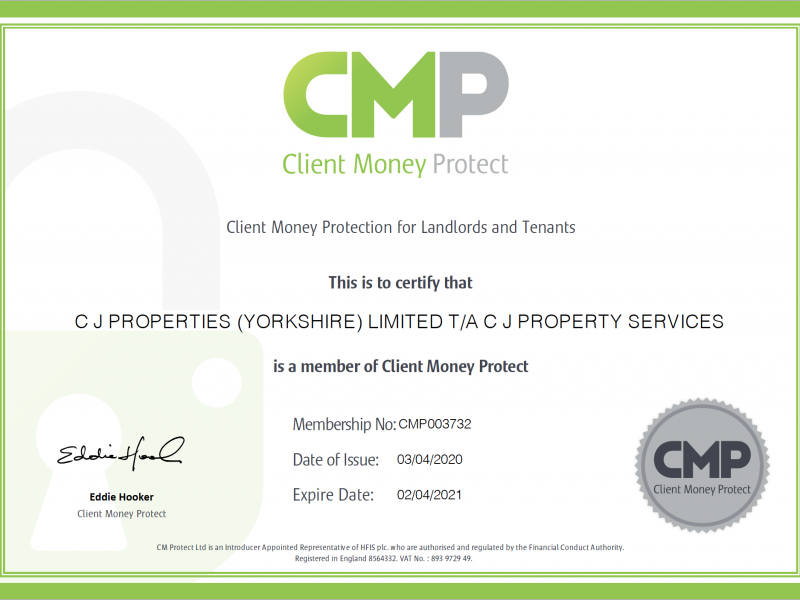 CMP Membership Certificate